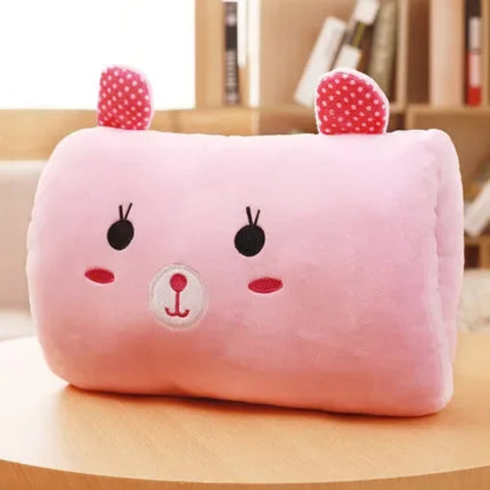 Suho’s Pink Bunny Pillow